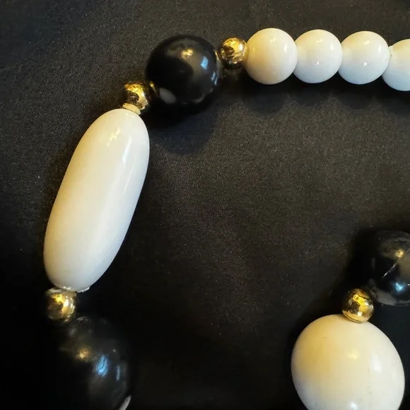 SET Necklace 22 in Bracelet 6.5 to 7in stretchy Chunky Fun Trendy In Tou… - Picture 6 of 11